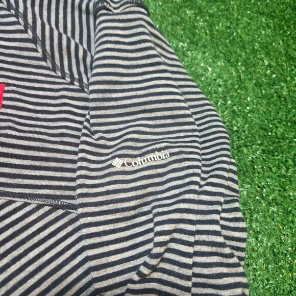 MLB Cleveland Guardians Columbia striped half-zip long sleeve shirt - Picture 3 of 6